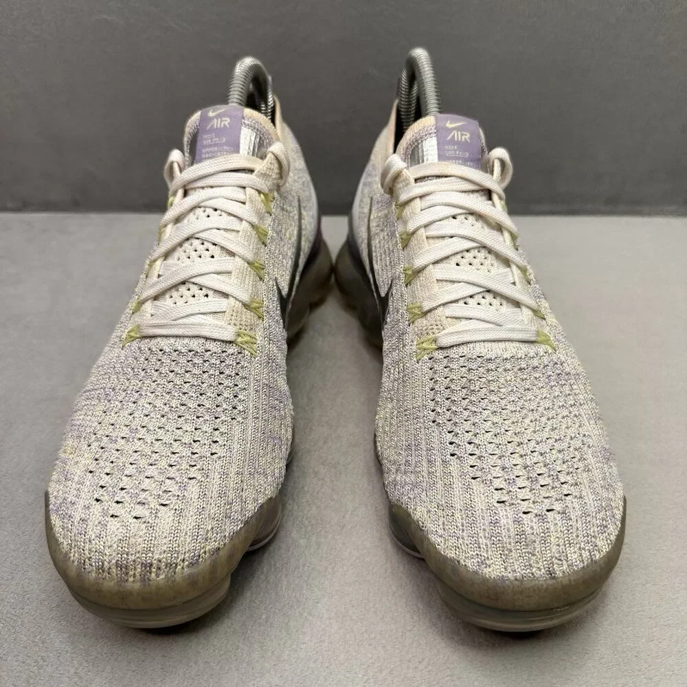 Womens Size 8 Nike Air VaporMax Flyknit 3 Shoes True White Running‎ Sneakers